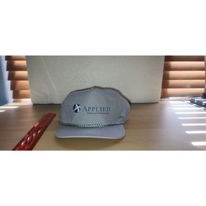 Vintage Applied Rope Hat Cap Industrial Technologies USA Made Adult Snapback
